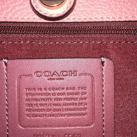 Coach Pink Dempsey Tote Crossbody - Picture 5 of 7